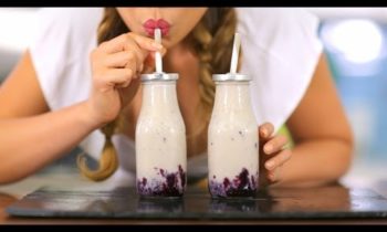 Sexy Blueberry Vanilla Milkshake Recipe (Non-Dairy)