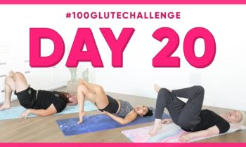 Day 20: Number 4 High Heel Bridge! | 100 Glute Challenge w/ Husky & his trainer