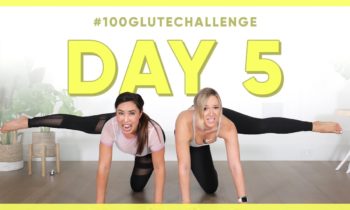 Day 5: Cross Butt Kick! | 100 Glute Challenge w/ Alisha Marie