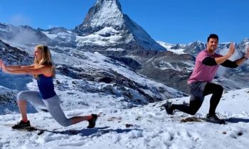 8 min Cardio Workout from Matterhorn Mountain, Switzerland